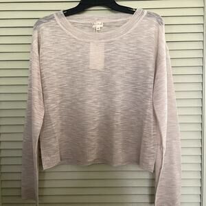 Hem and Thread NWT Sheer Sweater Crewneck Size Small